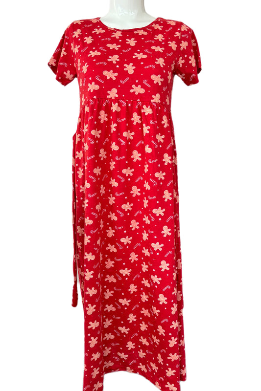 Red Gingerbread casual maxi