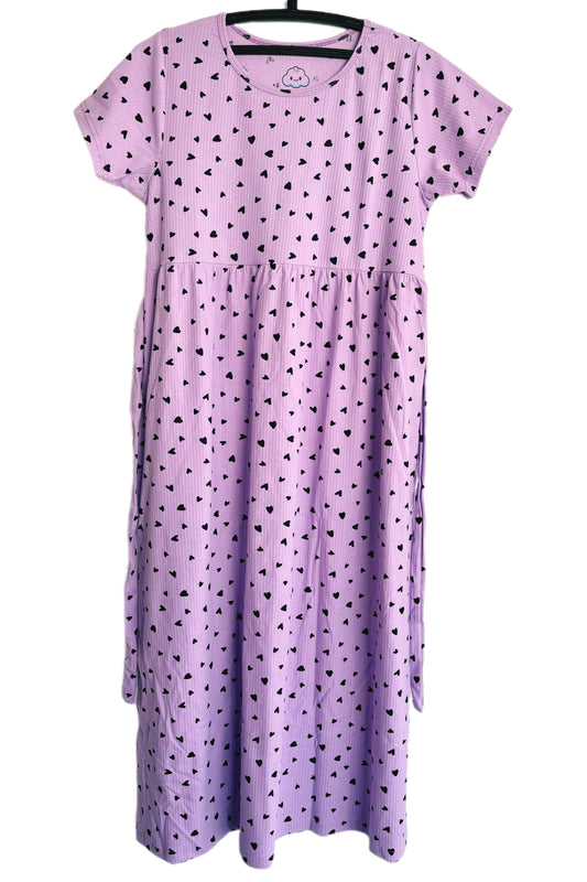 Lavendar Heart Casual maxi