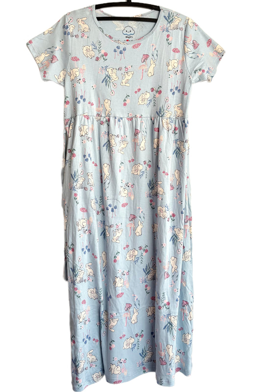 Soft blue Casual maxi