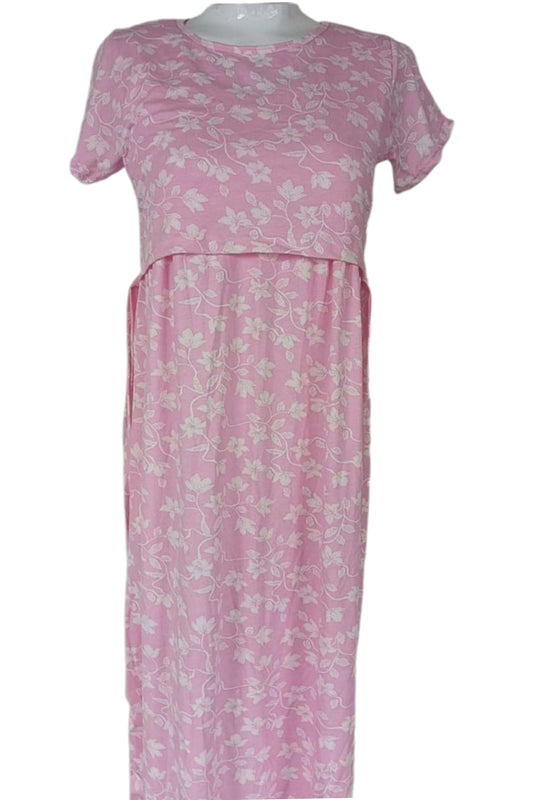 Baby Pink Maternity & Feeding maxi